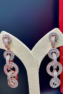 Linked Hoop Designer Earrings