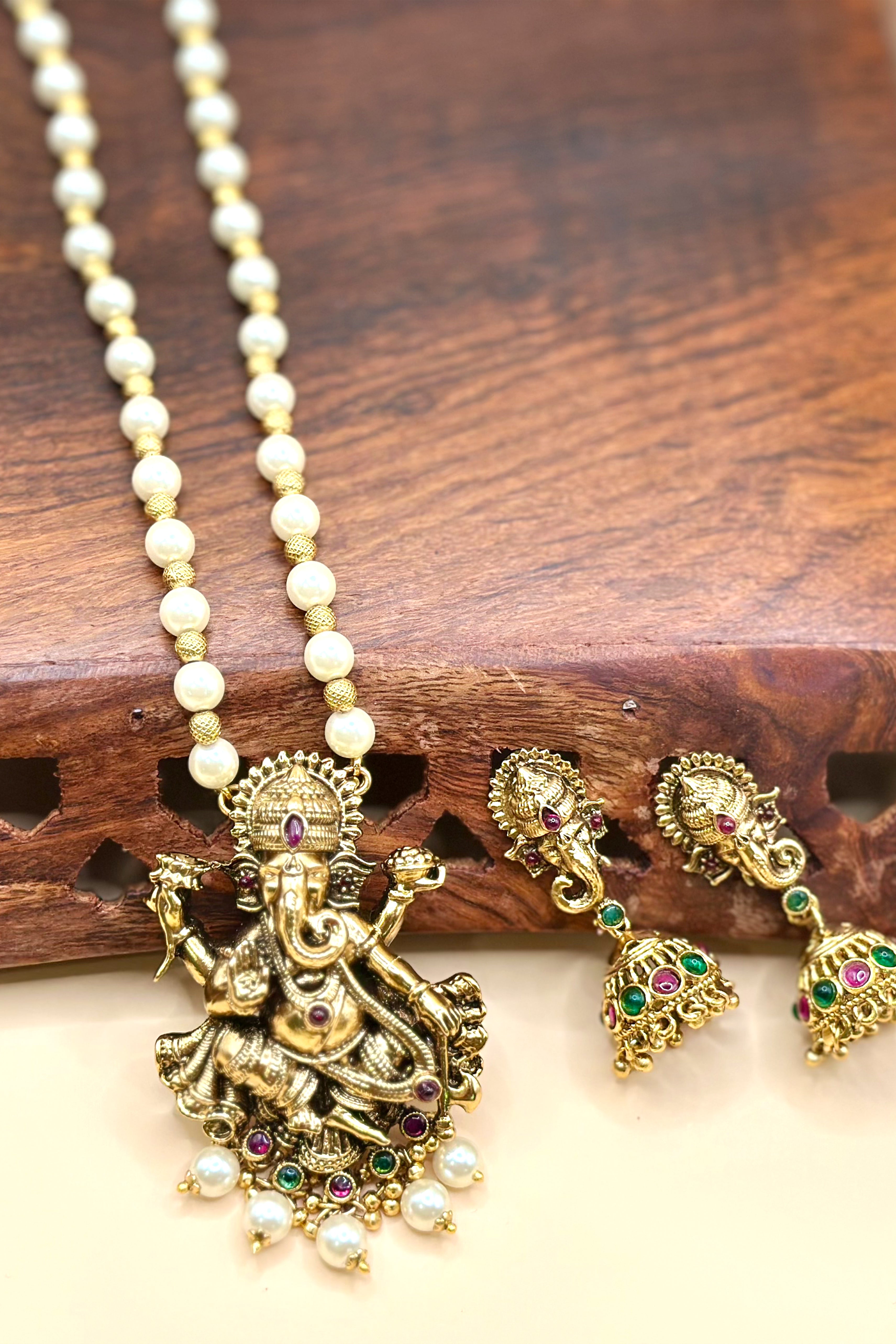 Antique Ganesha Jewellery Necklace