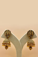 Antique Gold Coin Ram Darbar Temple Necklace