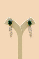 Emerald Radiance American Diamond Necklace Set