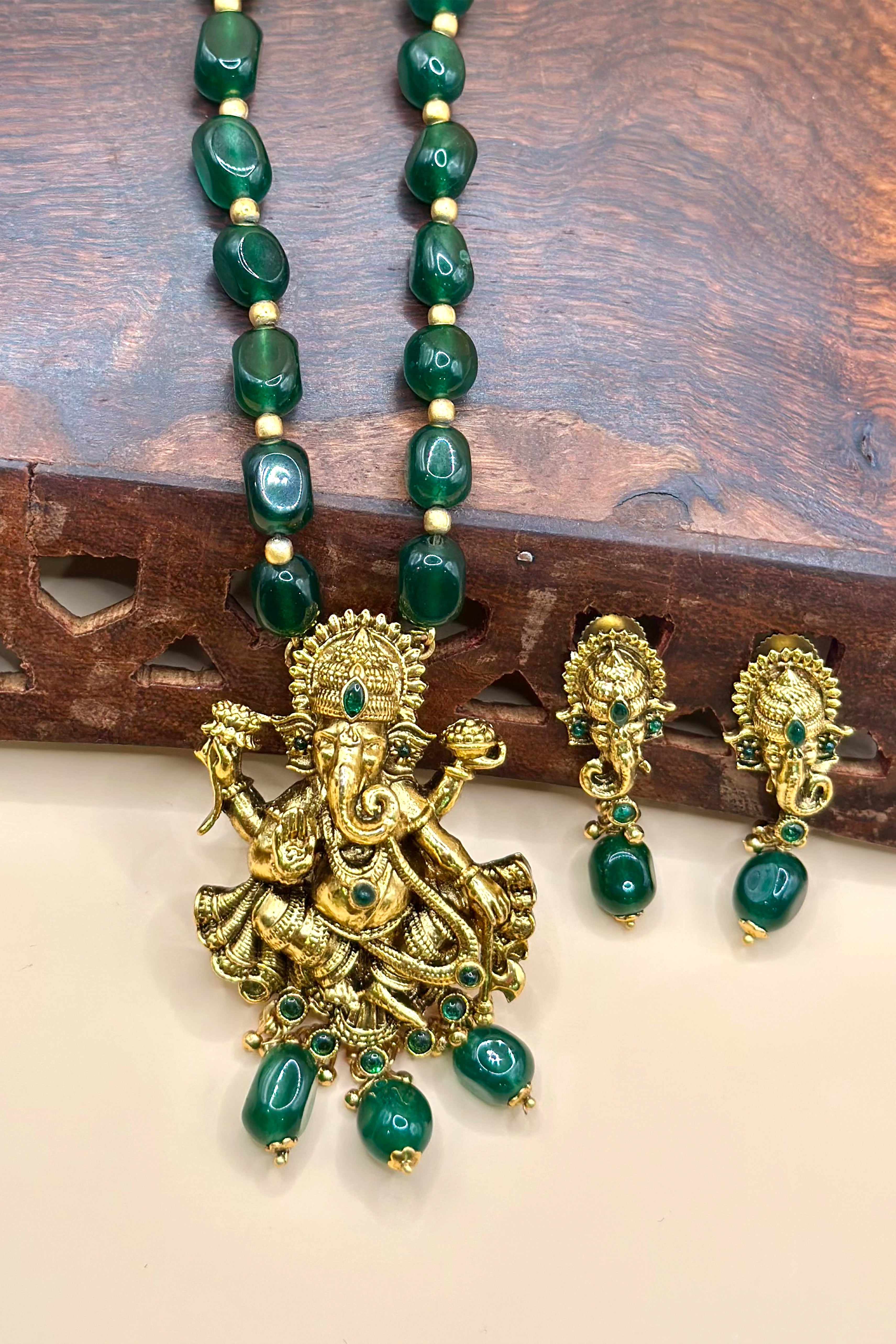 Antique Ganesha Jewelry Set