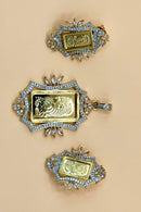 Divine Gold Biscuit Pendant Set