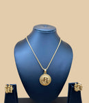 Divine Ram Darbar Coin Pendant Set