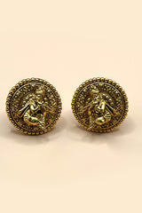 Krishna Coin Pendant Set