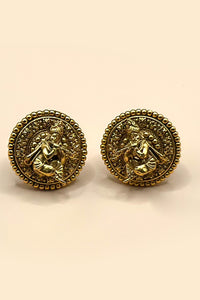 Krishna Coin Pendant Set