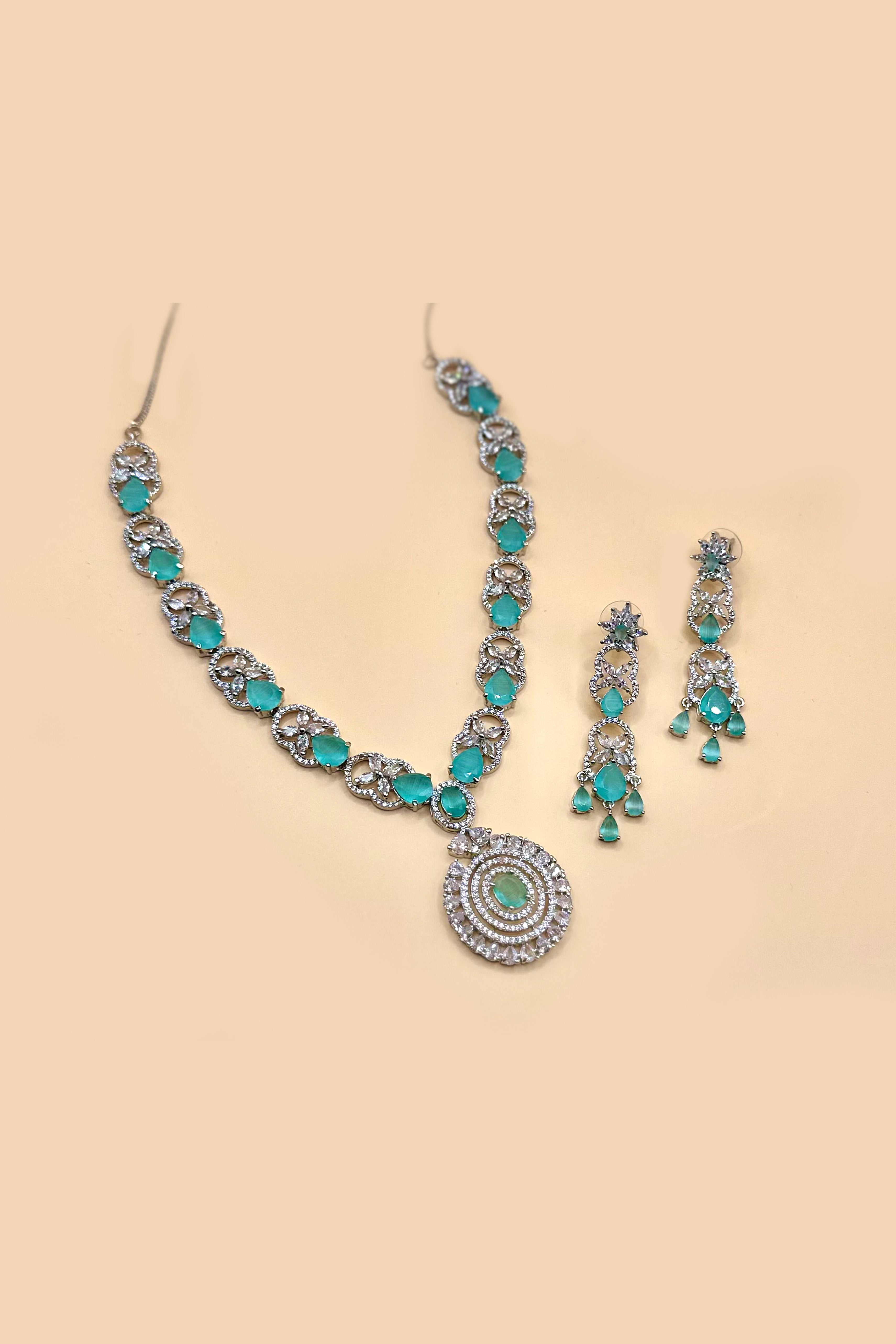 Mint Green Necklace Set