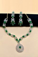 Regal Emerald & Diamond Necklace