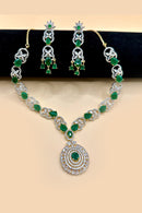 Regal Emerald & Diamond Necklace