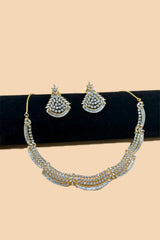 Radiant Fan-Curve AD Necklace Set